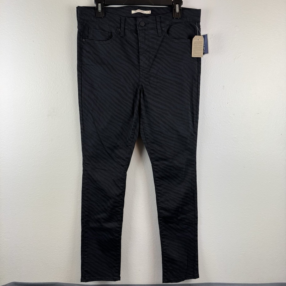 NWT LEVI'S Womens 311 Shaping‎ Skinny Jeans Black Zebra - 31 *READ 32W x 29L